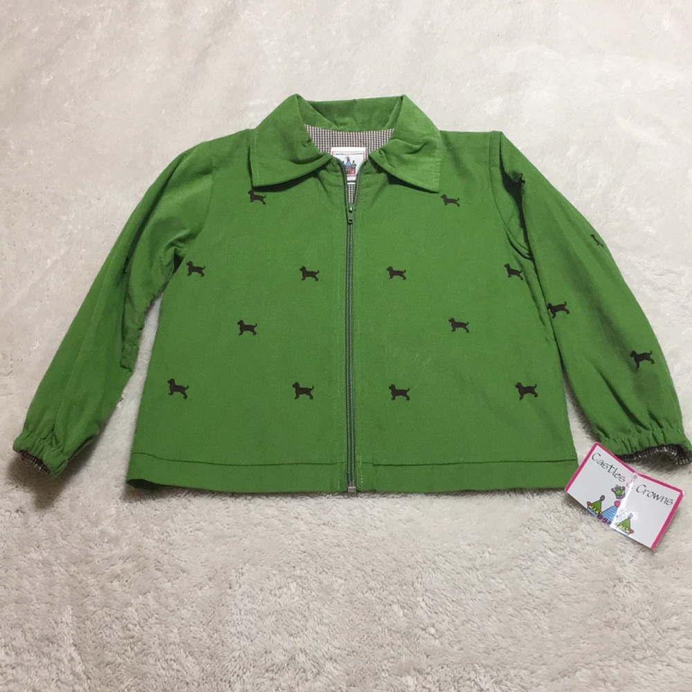 Castles and Crowns Green Corduroy jackets size 4-5